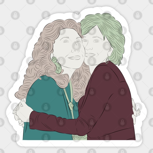 Grace and Frankie Sticker by LiLian-Kaff